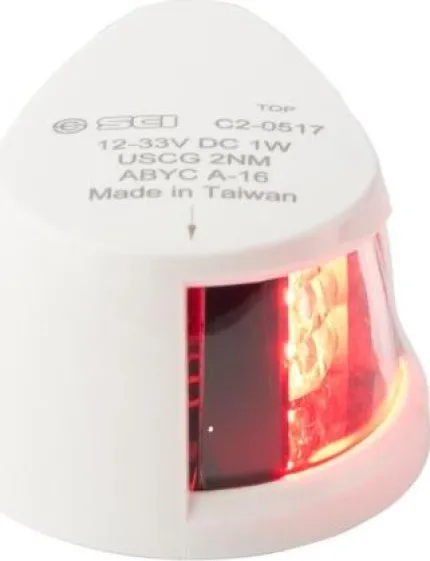 FEU BABORD ROUGE BOIT BLC 112.5°LED
