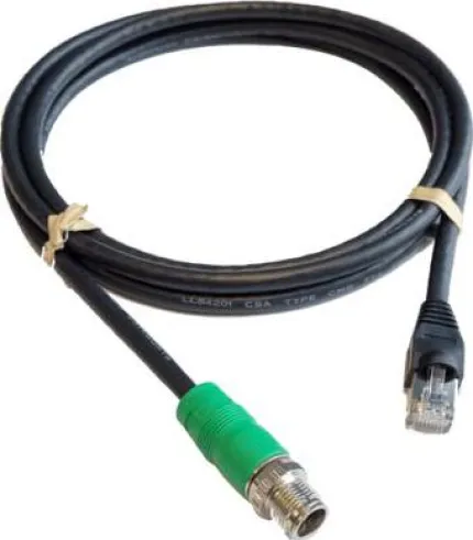 Adaptateur Ethernet 5m prise M12-X Mâle vers prise RJ45 Mâle