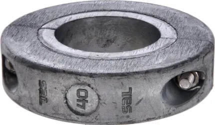 Anode zinc collier d'arbre étroit Ø40 - vrac