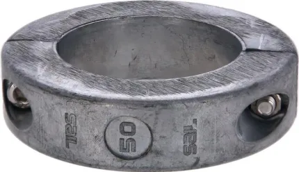 Anode zinc collier d'arbre étroit Ø50 - vrac