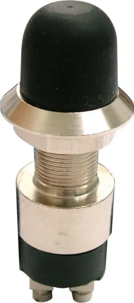 Bouton poussoir 30A OFF-MOM noir