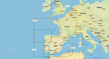 Carte C-MAP® 4D France Côtes et Intérieures