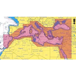 Carte C-MAP® Max Méditerranée & Mer Noire