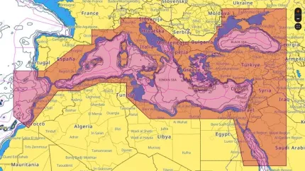 Carte C-MAP® Max Méditerranée & Mer Noire