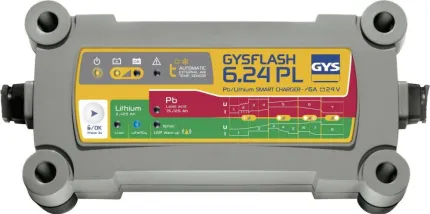 Chargeur 24VDC 6A IP65 Plomb ou LiFePO4 1 sortie