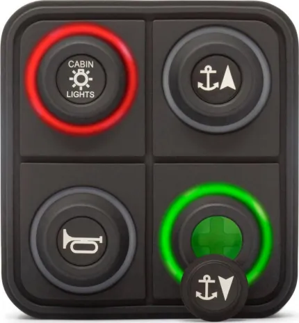 Clavier de commande Powerkey Pro 4 touches Ø15mm