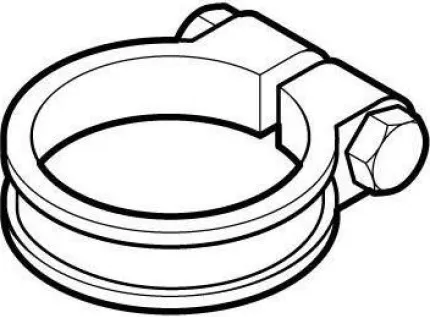 Collier d'échappement Ø30-33 mm