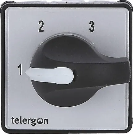 Commutateur 2 pôles 3 positions 1-2-3 20A