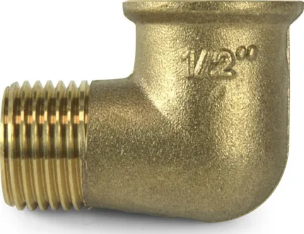 Coude mâle/femelle laiton 1/2''