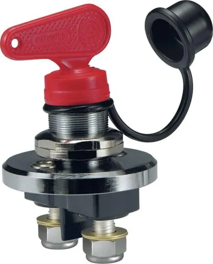 Coupe-batterie unipolaire 140A chrome