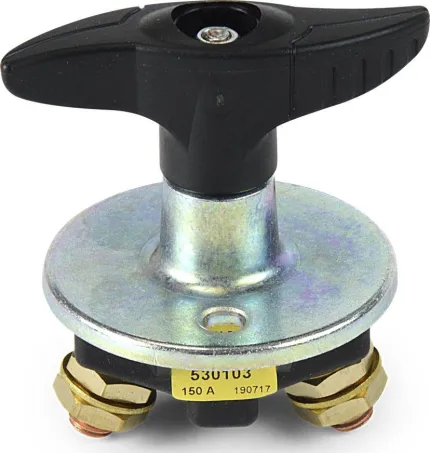 Coupe-batterie unipolaire 150A noir