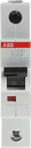 Disjoncteur 1P 230/400VAC 4A