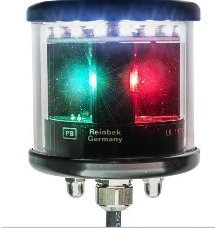 FEU LED SERIE 580 TRICOLORE + MOUILLAGE carter noir