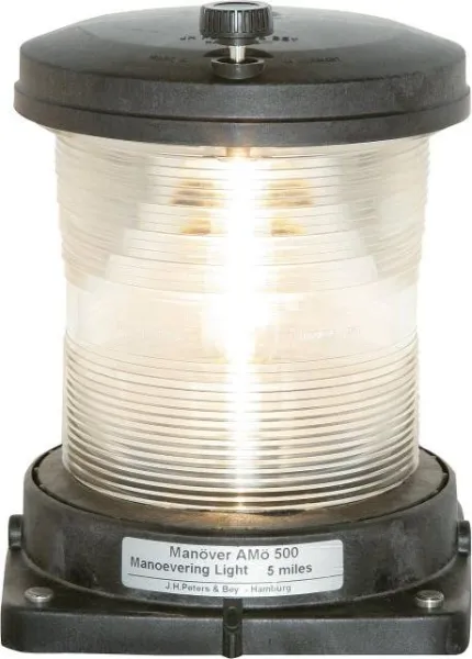 FEU SERIE 500 TOUT HORIZON BLANC 360° 5NM, 12-24V
