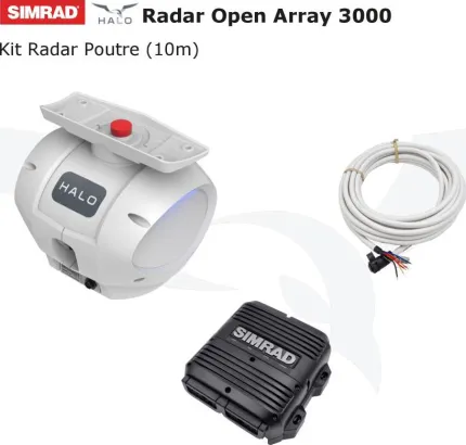 HALO OPEN ARRAY 300X : Kit Radar Poutre 130W avec câble de 10m