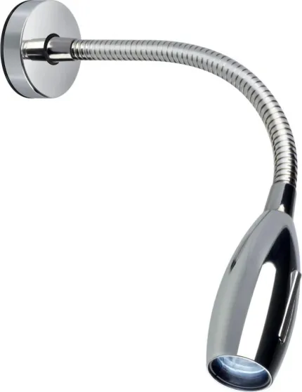 Liseuse / Lecteur de carte  LED  MAYA 10-30V chrome Long. 30cm
