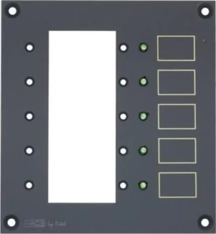 Module courant continu pour 5 disjoncteurs à levier 1 pôle