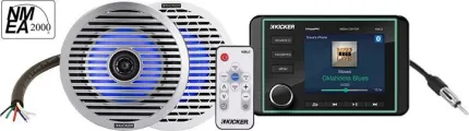 Pack Audio Marine Kicker Premium – KMC5 et HP Flat LED