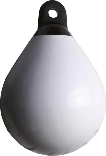 Pare-battage bouée blanc / anneau noir Ø 350mm