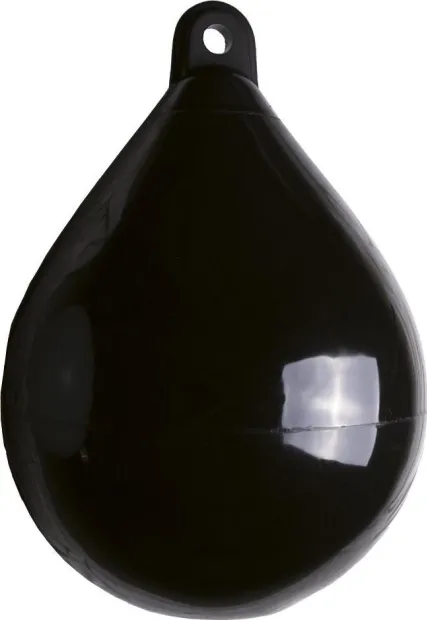 Pare-battage bouée noir / anneau noir Ø 450mm