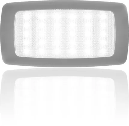 Plafonnier 34 LEDs 24Vdc - L: 135mm - Blanc chaud