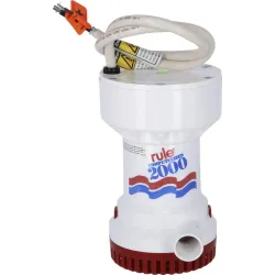 Pompe de cale immergeable Auto. 12V 7600L/h
