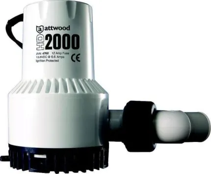 Pompe de cale SAHARA MK2 HD2000 24V
