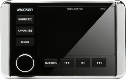 Source audio multimédia KMC4 - 4 canaux - AM/FM/Bluetooth/USB - Écran couleur