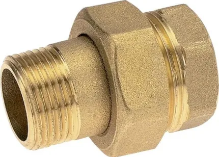 Union mâle/femelle laiton 1/2''
