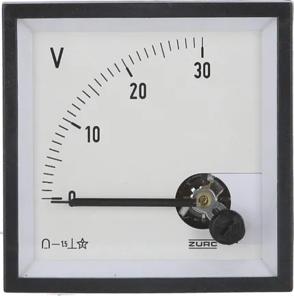 Voltmètre analogique 0-30VCC