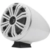 2 enceintes 8'' - KMFC 150W LED - Blanc - Montage à plat