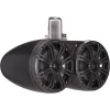 2 enceintes doubles 6.5'' - KMTDC 130W LED - Noir - Montage barre