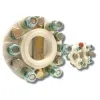 Accouplement semi-élastique 40CV/100 tr/min-Ø tourteau 184,2mm