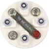 Accouplement semi-élastique 5 CV/100 tr/min-Ø tourteau 101.6mm
