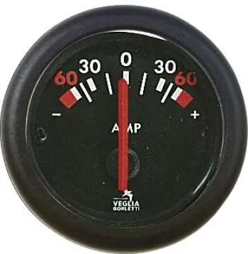 Ampèremètre San Giorgio 12/24V 60-0-60A