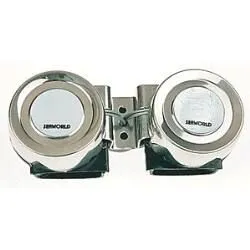 Avertisseur inox compact double 12V