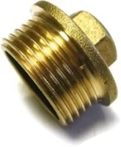 Bouchon mâle laiton 2''