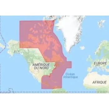 Carte C-MAP® 4D Amérique Nord Atlantique / Golfe Mexique & Caraibes