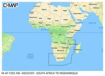 Carte C-MAP® Discover™ Afrique Sud / Mozambique