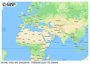 Carte C-MAP® Discover™ Golfes Persique & d'Oman