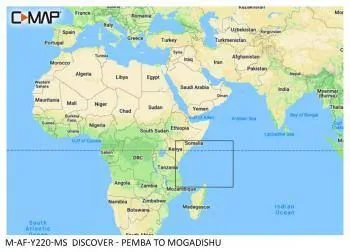 Carte C-MAP® Discover™ Île Pemba / Mogadiscio