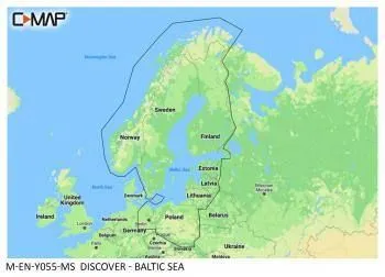 Carte C-MAP® Discover™ Mer Baltique