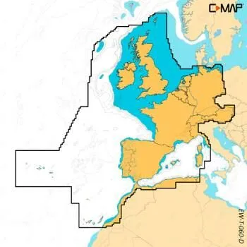 Carte C-MAP® Discover™ X Europe Centrale Ouest