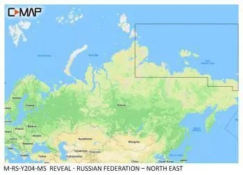 Carte C-MAP® Reveal™ Russie Nord-Est