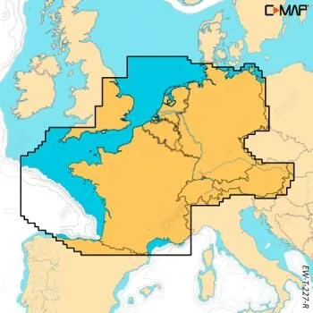 Carte C-MAP® Reveal™ X Europe Nord-Ouest