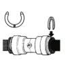 Circlip de verrouillage Ø15mm