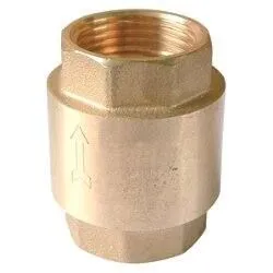 Clapet à ressort femelle/femelle laiton Ø 1''1/4