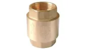 Clapet à ressort femelle/femelle laiton Ø 1/2''