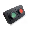 Clavier de commande Powerkey Pro à 2 touches RGB de Ø24mm, avec protocole J1939, sans ses pastilles gravées