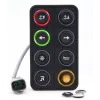 Clavier de commande Powerkey Pro à 8 touches de Ø15mm, avec protocole CANopen, sans ses pastilles gravées